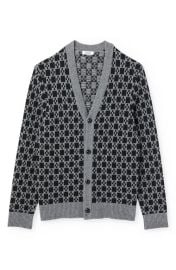 Cross Geo Pattern Cardigan at Nordstrom