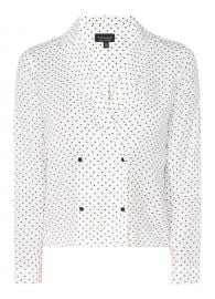 Cross Print Pyjama Shirt at Topshop