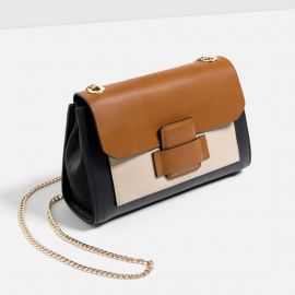 Crossbody Bag with Front Pocket at Zara