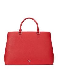 Crosshatch Leather Large Hanna Satchel at Belk