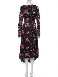 Crotone floral print midi dress by Magda Butrym at The Real Real