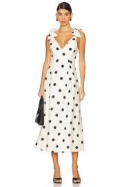 Crush V Neck Midi Dress at Revolve