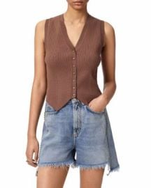 Cruz Ribbed Waistcoat at Bloomingdales