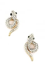 Crystal Baby Snake Studs at Shop Design Spark