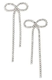 Crystal Bow Drop Earrings at Nordstrom