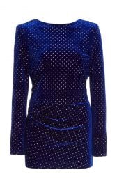 Crystal-Embellished Velvet Mini Dress at Moda Operandi