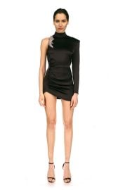 Crystal-Embroidered Asymmetric Mini Dress By David Koma at Moda Operandi