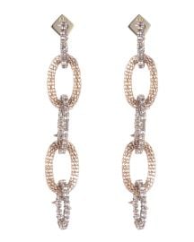 Crystal Encrusted Mesh-Link Dangle Earring by Alexis Bittar at Neiman Marcus