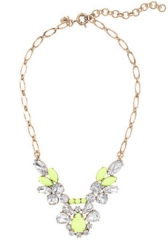 Crystal Feather Necklace at J. Crew