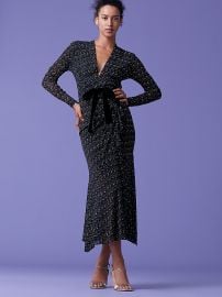 Crystal Front Tie Dress at Diane von Furstenberg