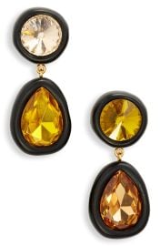 Crystal Mismatched Double Drop Earrings at Nordstrom