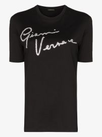 Crystal Signature Tee by Versace at Nordstrom