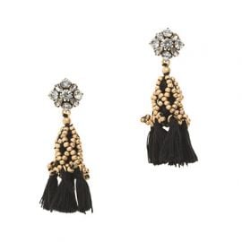 Crystal Tassel Earrings at J. Crew