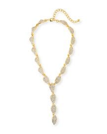 Crystal Y-Drop Necklace by Kenneth Jay Lane at Neiman Marcus