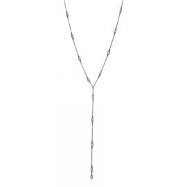 Crystal Y Necklace by Shalla Wista Studio at Shalla Wista