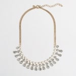 Crystal teadrop necklace at J. Crew