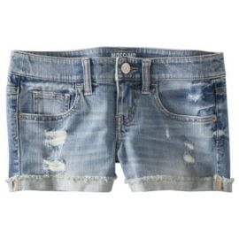 Cuffed denim shorts at Target