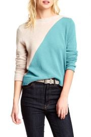 Cullen Cashmere Colorblock Sweater at Nordstrom Rack