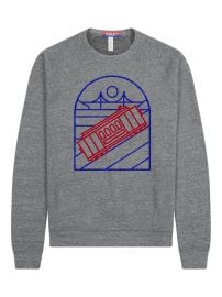 Culk Cable Car Unisex Crewneck Sweatshirt Grey at Culk