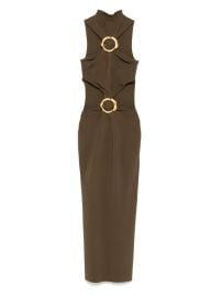Cult Gaia Ambar Midi Dress Green at Farfetch