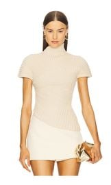 Cult Gaia Annemie Knit Top In Beach at Revolve