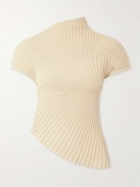 Cult Gaia Annemie Knit Top in Beach at Net a Porter