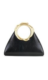 Cult Gaia Asa Top Handle Bag In Black at Revolve