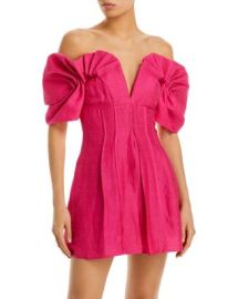 Cult Gaia Asal Off-the-Shoulder Puff Sleeve Dress Bloomingdales at Bloomingdales