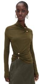 Cult Gaia Callie Top Rosemary XL at Shopbop