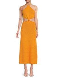 Cult Gaia Cameron Cut Out Knit Midi Dress on SALE at Saks Off 5th