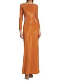 Cult Gaia Dari Metallic Gown on SALE at Saks Off 5th