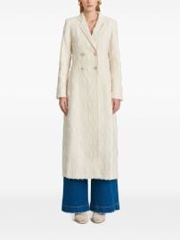 Cult Gaia Dilan Coat White at Farfetch
