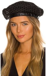 Cult Gaia Dondi Beret in Black at Revolve