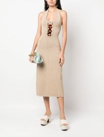 Cult Gaia Ecru Keilah Dress Verishop at Verishop