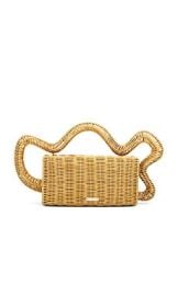 Cult Gaia Elsa Clutch In Natural at Revolve