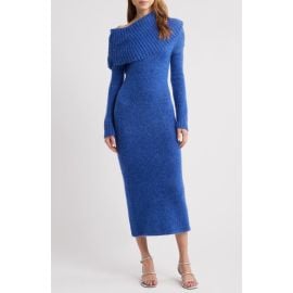 Cult Gaia Grayson One-Shoulder Long Sleeve Sweater Dress at Nordstrom