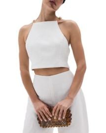 Cult Gaia Joey Cropped Chain Strap Top   Bloomingdales at Bloomingdales