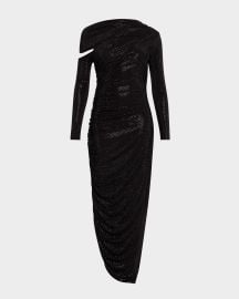 Cult Gaia Kumasi Long-Sleeve Cutout Sequin Gown at Neiman Marcus