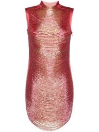 Cult Gaia Kyma Beaded Minidress Pink at Farfetch