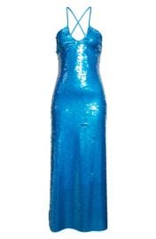 Cult Gaia Lily Sequin Halter Dress at Nordstrom