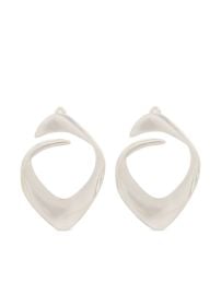 Cult Gaia Lola Brass Earrings Silver at Farfetch