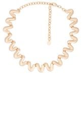 Cult Gaia Maddie Choker In Brushed Brass at Revolve