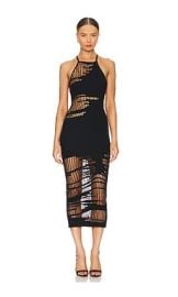 Cult Gaia Nodin Knit Coverup In Black at Revolve