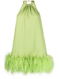 Cult Gaia Reeves feather-trim Minidress - at Farfetch