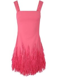 Cult Gaia Seraphina fringed-detail Minidress Pink VN at Farfetch