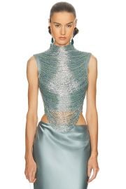 Cult Gaia Taraji Sleeveless Top in Celadon FWRD at FWRD