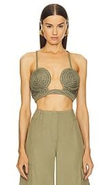 Cult Gaia Viviana Top In Tea at Revolve