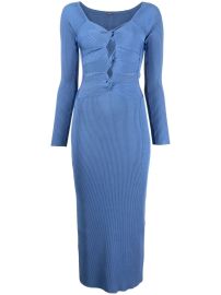 Cult Gaia ribbed-knit long-sleeve Dress - at Farfetch