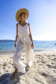 Cupabia Silk Trousers Sustainable Luxury Swimwear and Resortwear at Tara Matthews