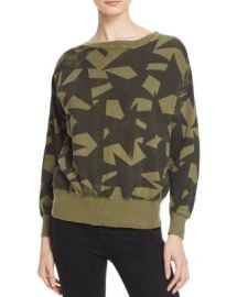 Current Elliott The Collegiate Star Print Sweatshirt at Bloomingdales